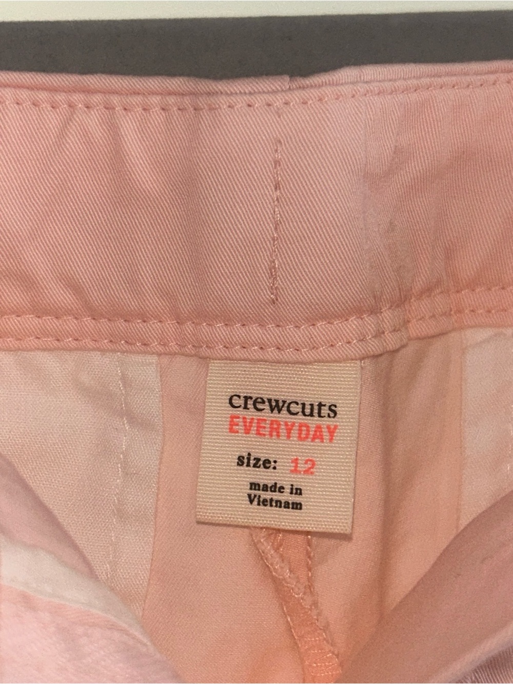 Girls Crewcuts Everyday Shorts | Light Pink | Size 12 - Picture 2 of 4
